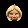 TRICK OR TREAT STUDIOS Holiday Horrors Seed Of Chucky Tiffany Head Ornament
