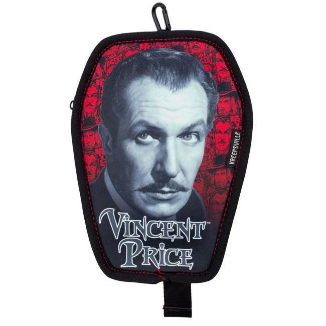 Kreepsville 666 Kreepsville666 Vincent Price Repeat Coffin Clip Pouch *SALE*